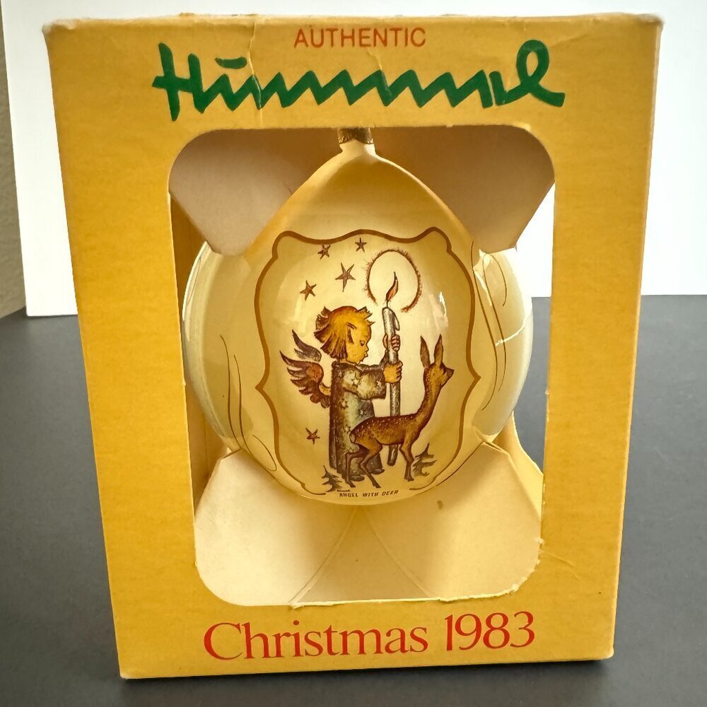 Authentic  HUMMEL  Vintage Christmas 1983  Ornament Angels